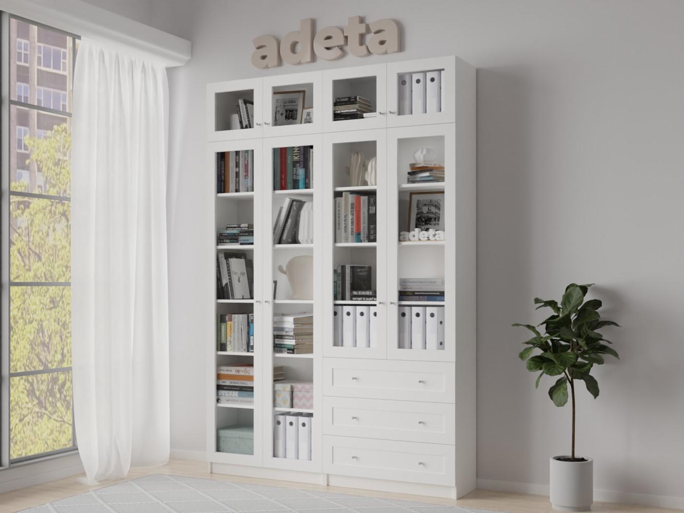 Книжный шкаф Билли 363 white ИКЕА (IKEA) изображение товара