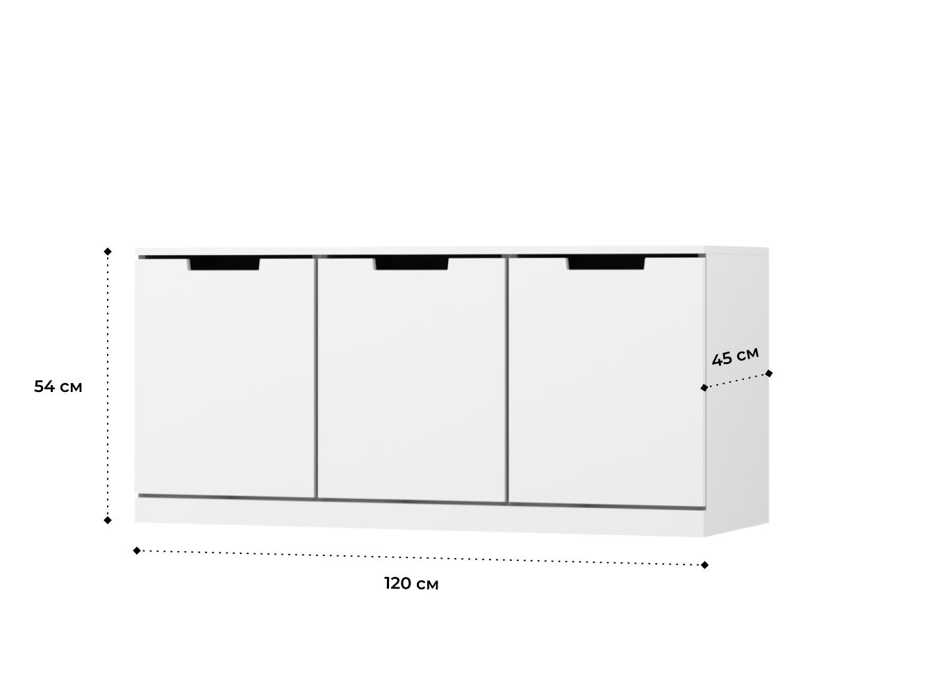 Комод Нордли 45 white ИКЕА (IKEA) изображение товара