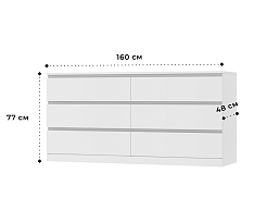 Изображение товара Комод Мальм 23 white ИКЕА (IKEA) на сайте adeta.ru