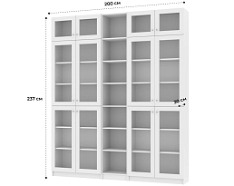 Изображение товара Книжный шкаф Билли 398 white ИКЕА (IKEA) на сайте adeta.ru