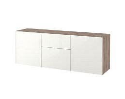 Изображение товара Комод Беста 117 beige white ИКЕА (IKEA) на сайте adeta.ru